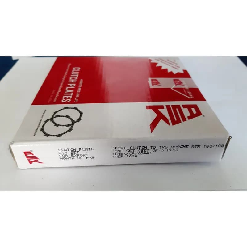صفحه کلاچ موتور سیکلت ای اس کا مدل AP180 مناسب برای آپاچی بسته 5 عددی — تصویر ۲