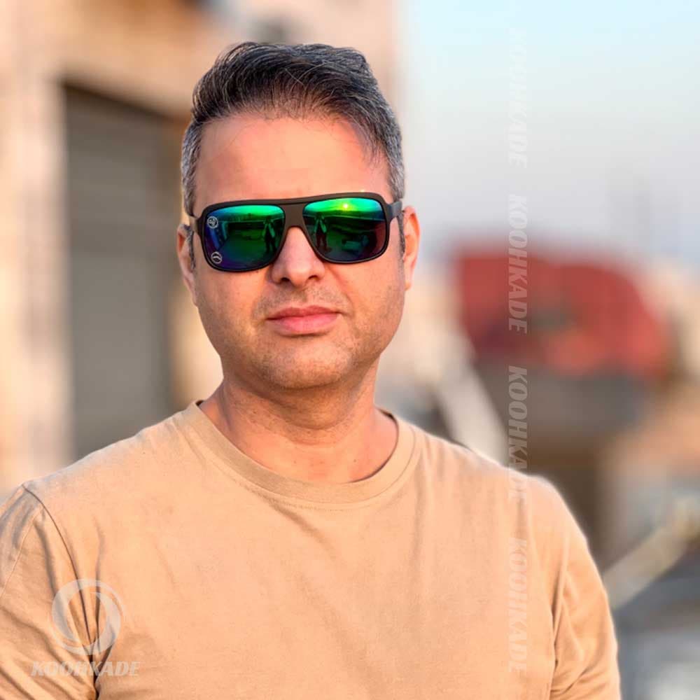 عینک ورزشی حرفه ای BEELINE Blue BLack کد 540 — تصویر ۲