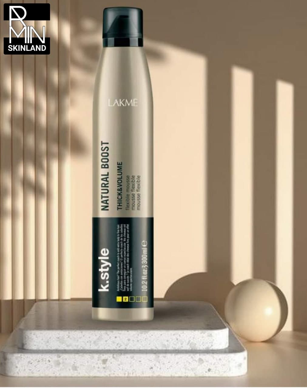 موس براشینگ لاکمه مدل Natural Boost حجم 300ml — تصویر ۲
