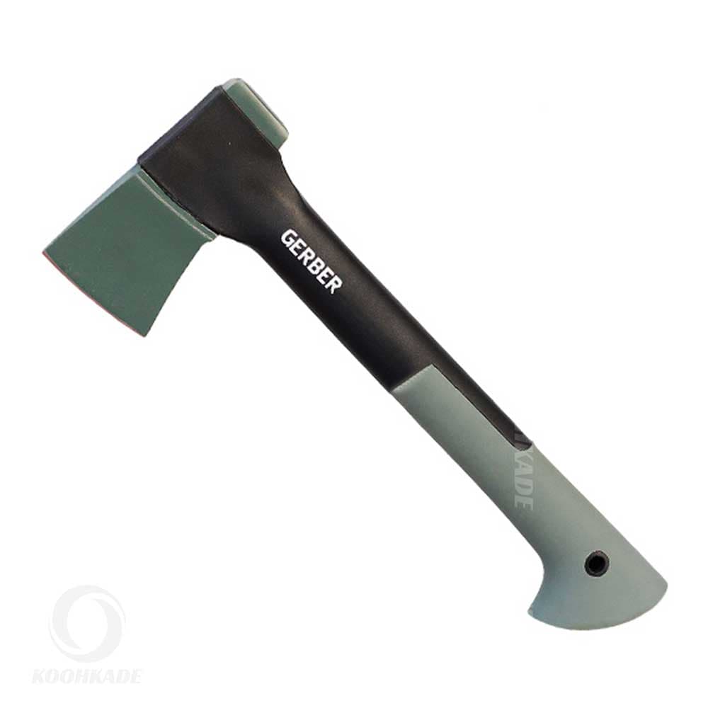 تبر GERBER SPORT AXE ll دسته سبز — تصویر ۴