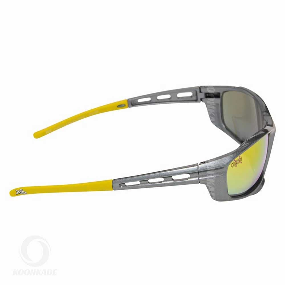 عینک ورزشی حرفه ای BEELINE Black Yellow کد 519 — تصویر ۴