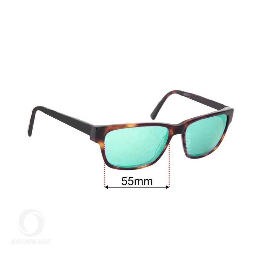 عینک ورزشی حرفه ای BEELINE Brown lens green کد 124 — تصویر ۲