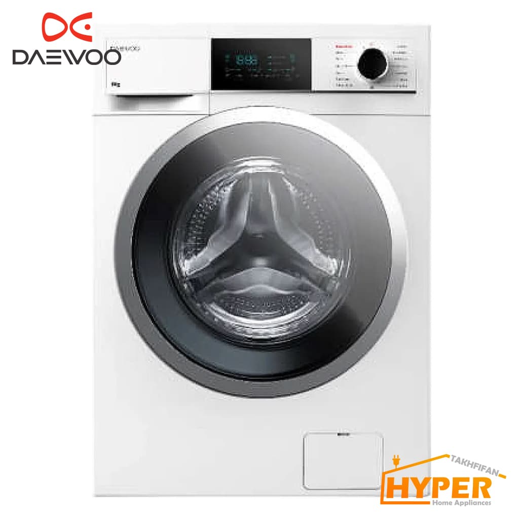 ماشین لباسشویی دوو DWK-8200 سفید 8 کیلویی
