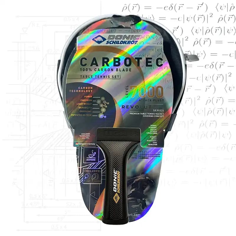 راکت پینگ پنگ DONIC مدل CARBOTEC 7000 — تصویر ۶