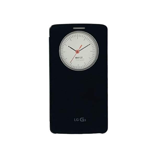 کیف گوشی ساعت دار ال جی G3 – مشکی