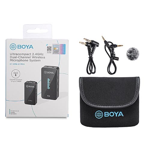 میکروفون بی سیم یقه ای بویا Boya BY-XM6-S1 Mini — تصویر ۲