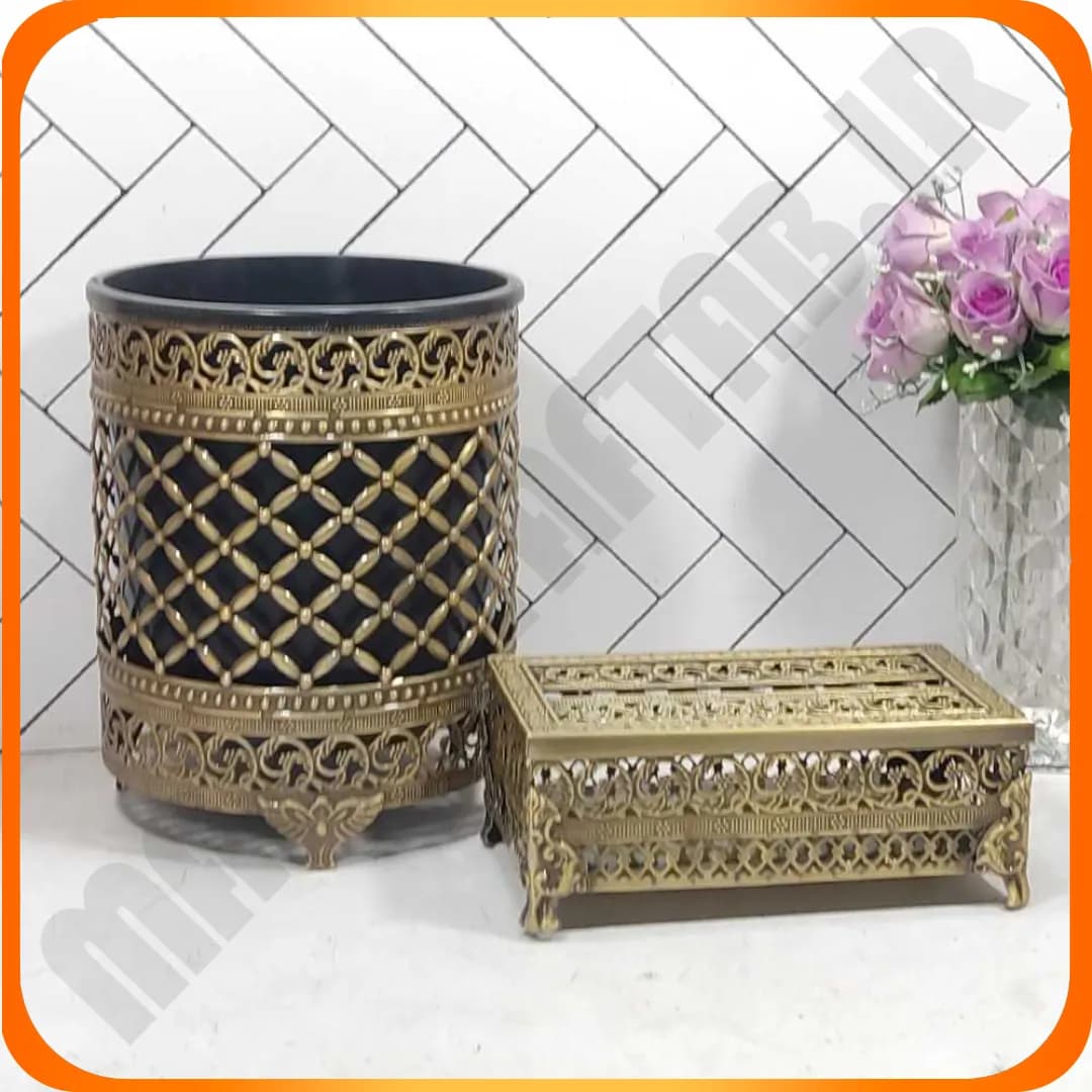 سطل و دستمال تنه کندو دو تسمه ونوس آنتیک زومبا