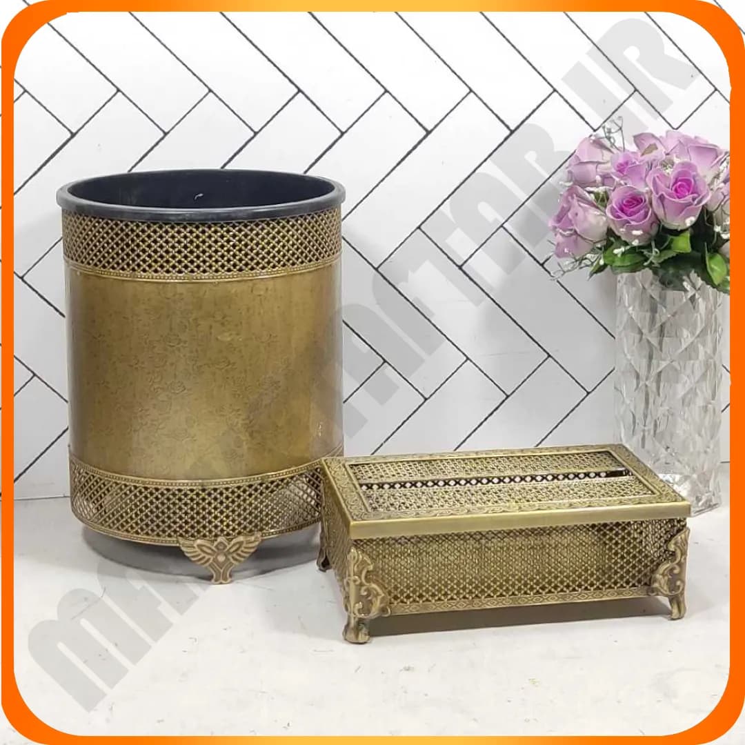 سطل و دستمال گرد غلطکی کندو دو تسمه آنتیک زومبا