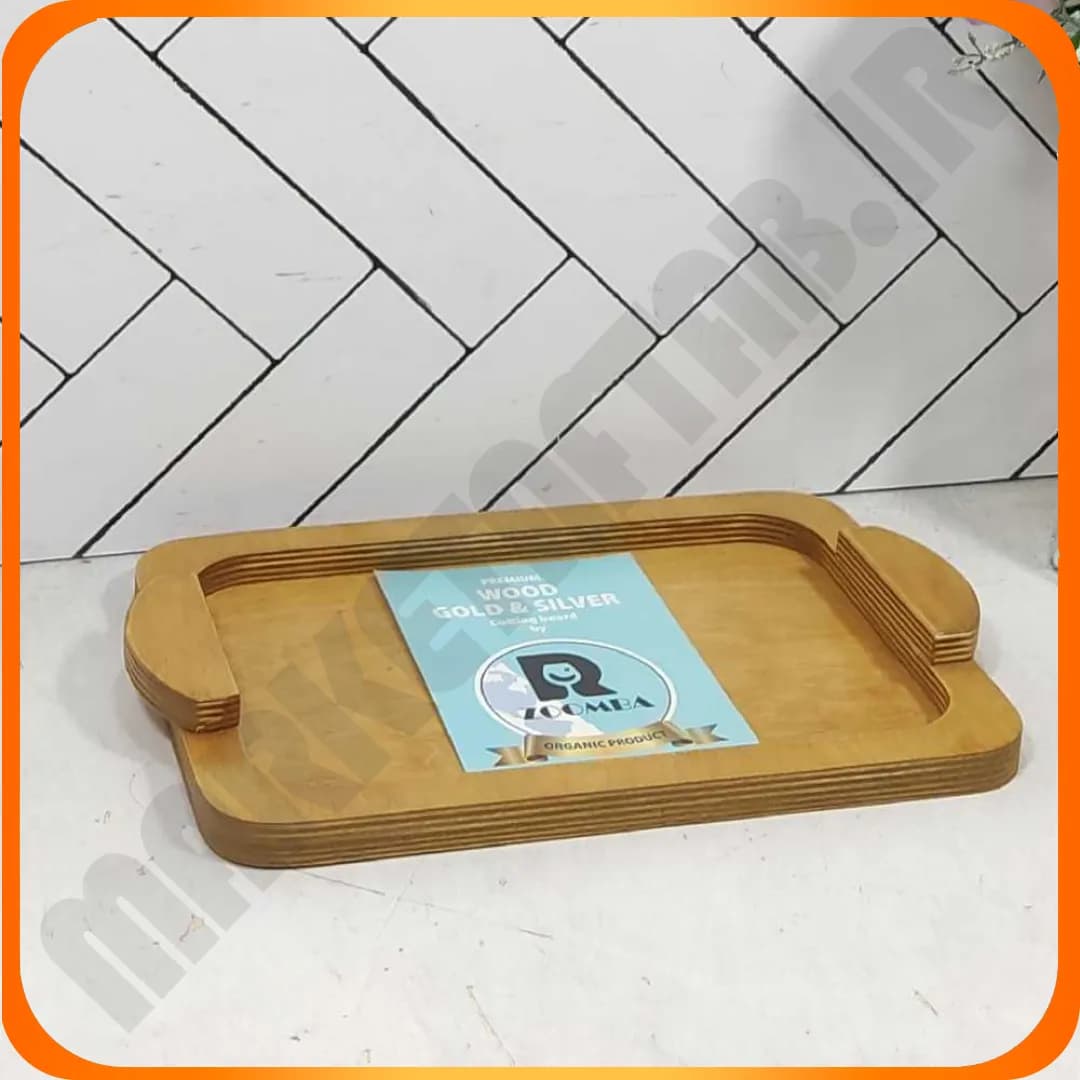 سینی تمام چوب مستطیل کوچک زومبا
