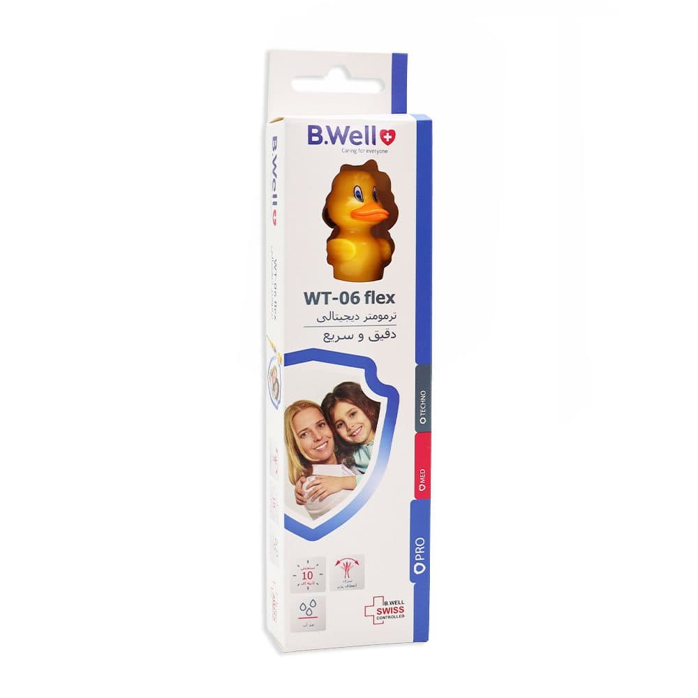 تب سنج دیجیتال کودک مدل WT-06 flex بی ول — تصویر ۲