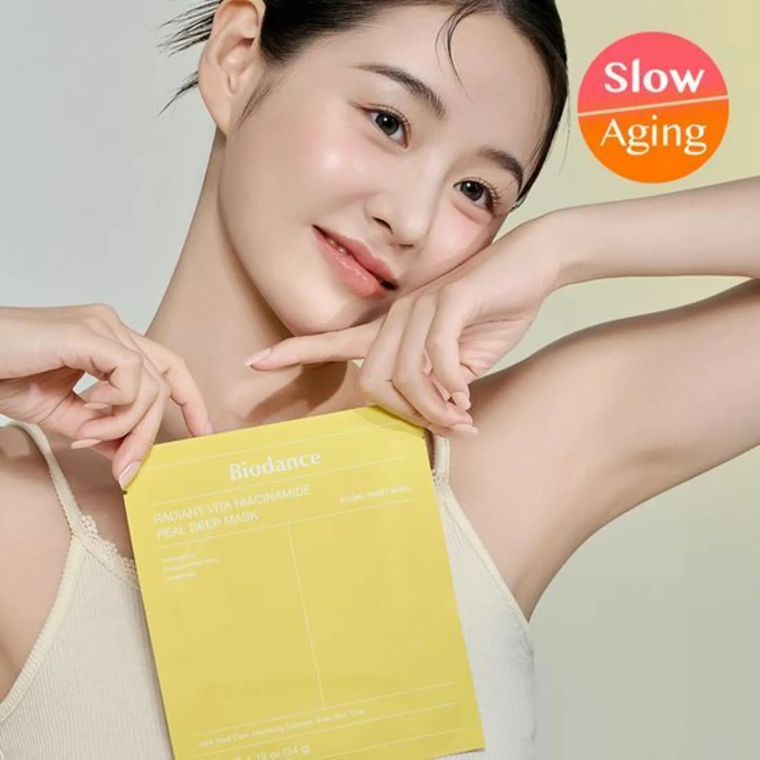 ماسک ورقه ای روشنکننده نیاسینامید بایودنس Biodance — تصویر ۴