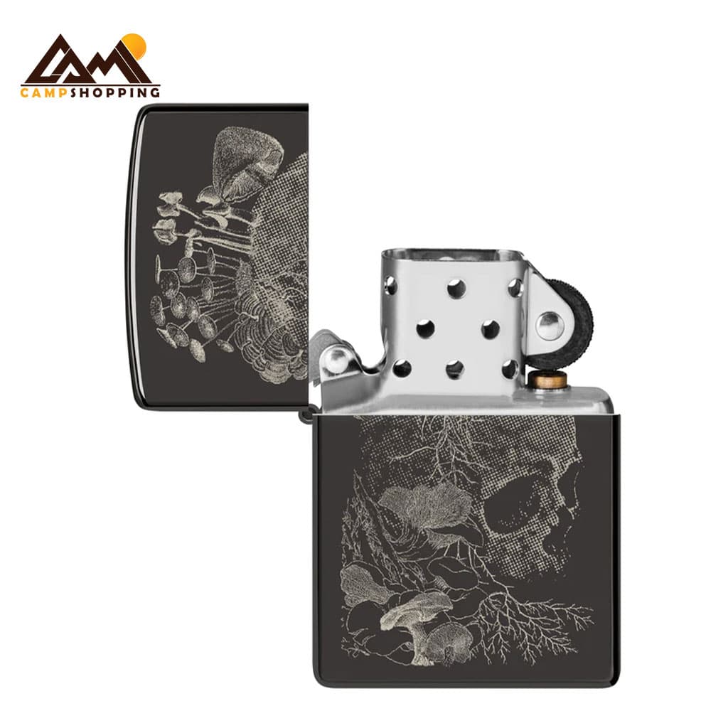 فندک زیپو طرح SKULL MUSHROOM کد 48590 — تصویر ۲