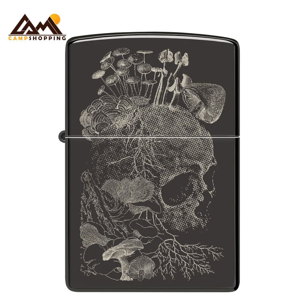 فندک زیپو طرح SKULL MUSHROOM کد 48590 — تصویر ۳