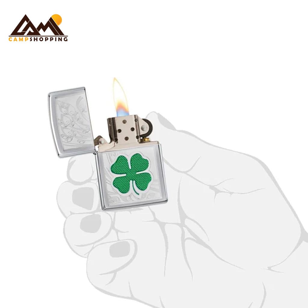 فندک زیپو طرح CLVR کد 24699 — تصویر ۴