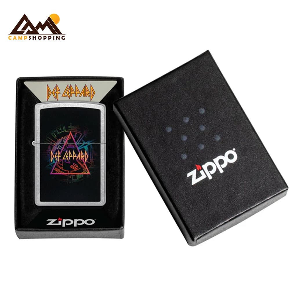 فندک زیپو طرح DEF LEPPARD کد 48175 — تصویر ۵
