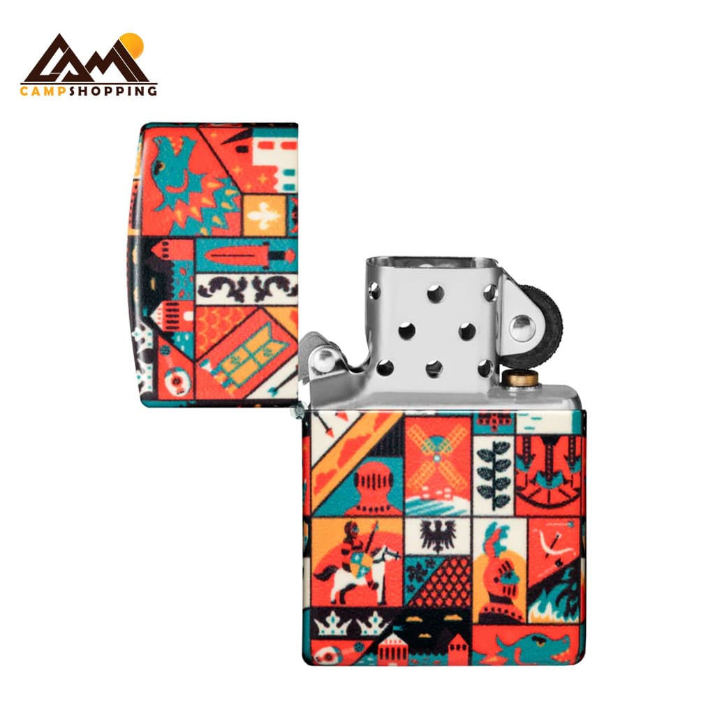 فندک زیپو طرح OLD AGES DESIGN کد 48786 — تصویر ۲