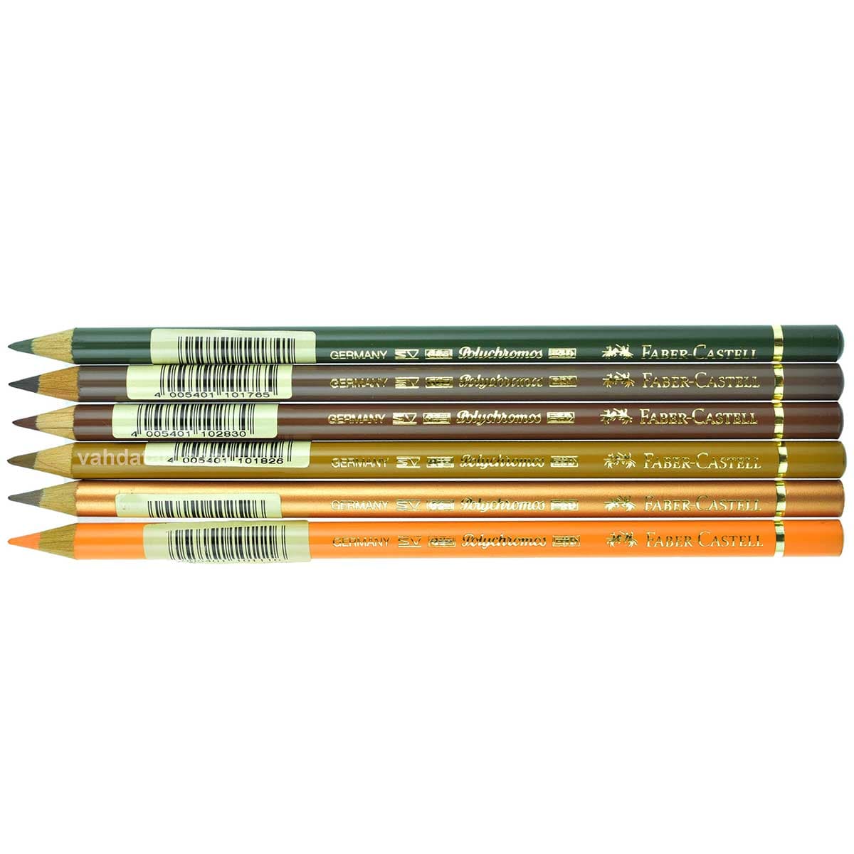 مداد رنگی فابر کاستل مدل Polychromos مجموعه 6 عددی