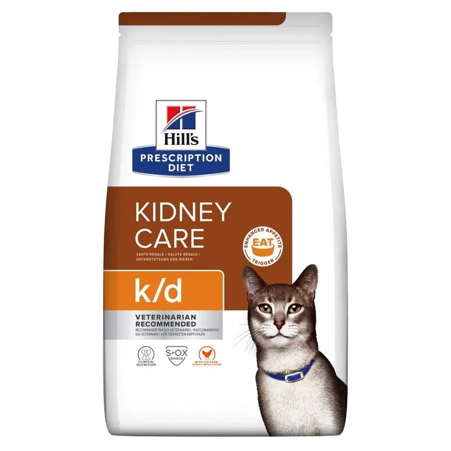 غذای خشک گربه هیلز Kidney Care با طعم مرغ کیلوگرم1.5