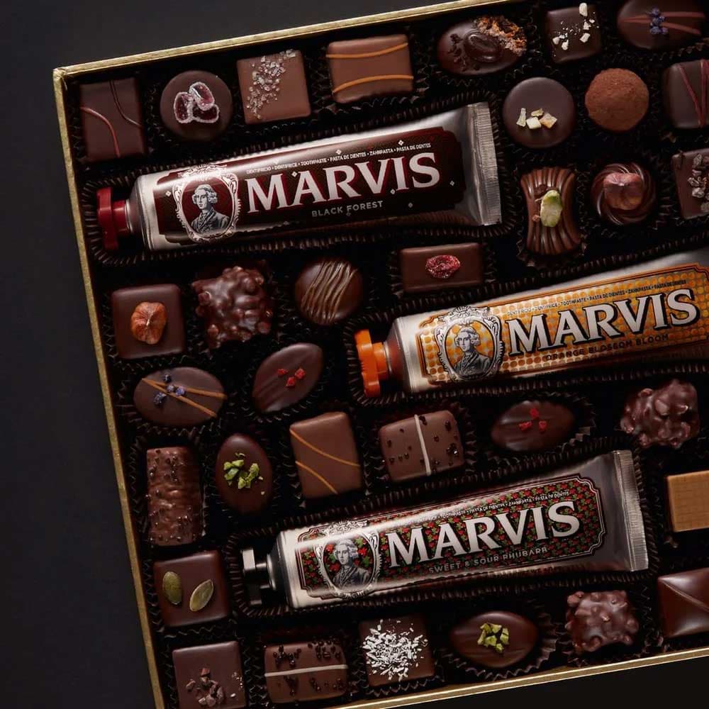 خمیر دندان مارویس MARVIS مدل BLACK FOREST حجم۷۵ml اصل ایتالیا — تصویر ۷
