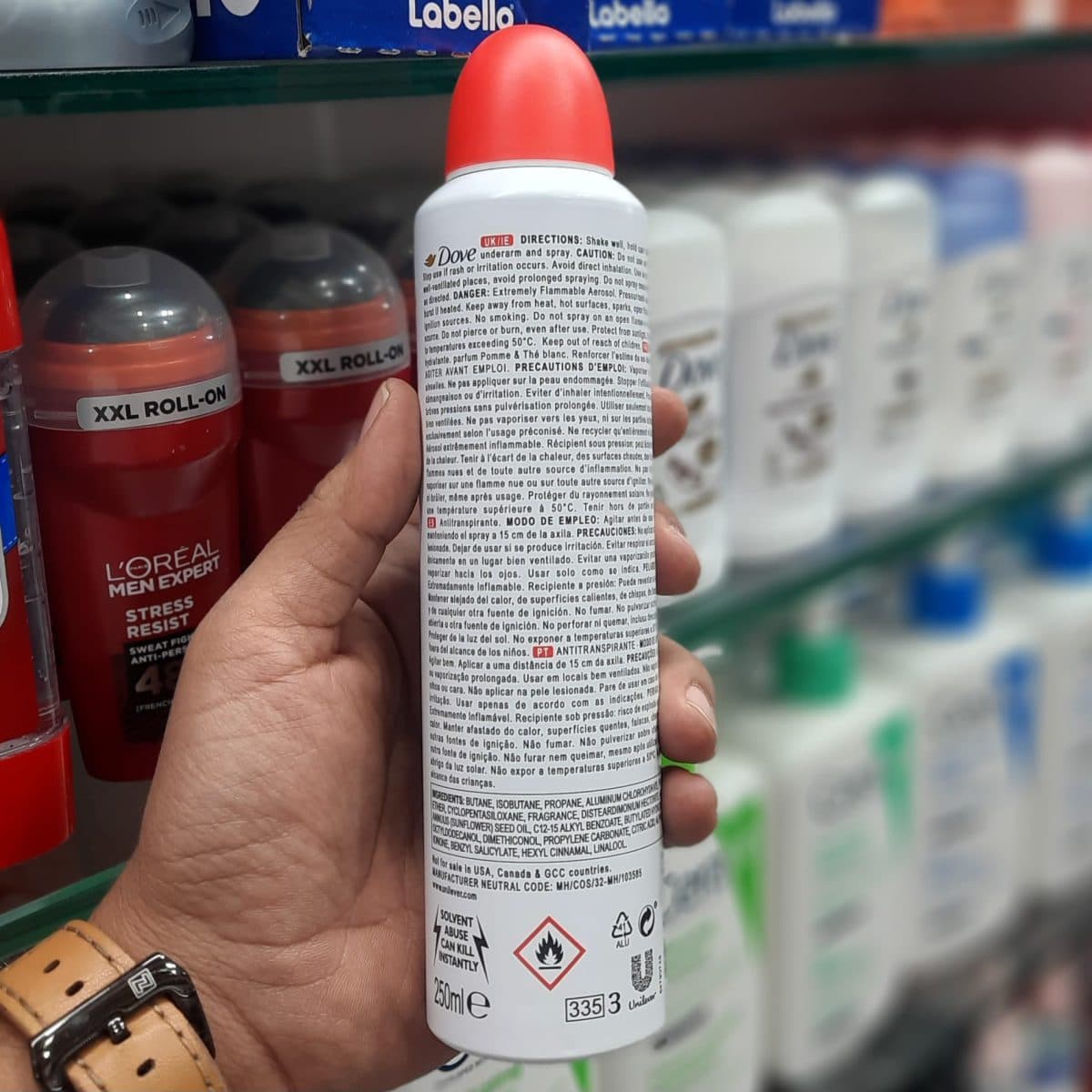 اسپری داو رایحه سیب حجم۲۵۰ml مدل go fresh — تصویر ۳