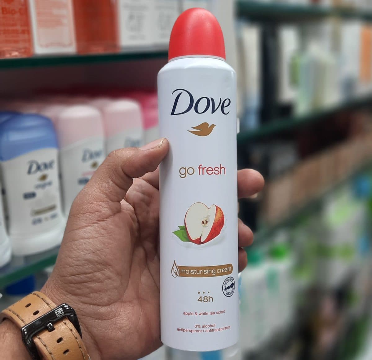 اسپری داو رایحه نارگیل حجم۲۵۰ml مدل go fresh — تصویر ۸