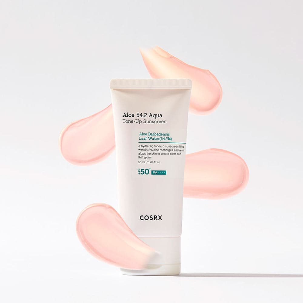 کرم ضد آفتاب رنگی SPF50 مدل ALOE 54.2 AQUA حجم ۵۰ml