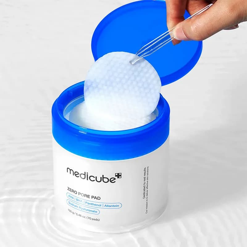 پد درمان منافذ و لایه بردار مدی کیوب Medicube Zero Pore Pads — تصویر ۲