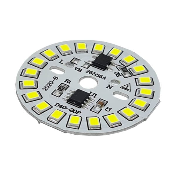 DOB LED گرد مهتابی 220V 9W با درایور (۲۲۰ ولت ۹ وات)