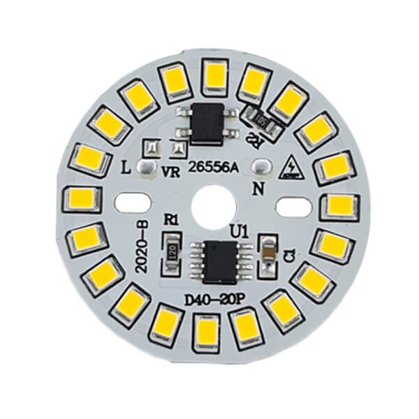DOB LED گرد آفتابی 220V 9W با درایور (۲۲۰ ولت ۹ وات) — تصویر ۲