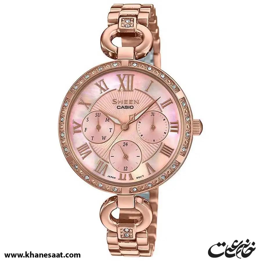 ساعت مچی زنانه کاسیو مدل SHE-3067PG-4AUDF