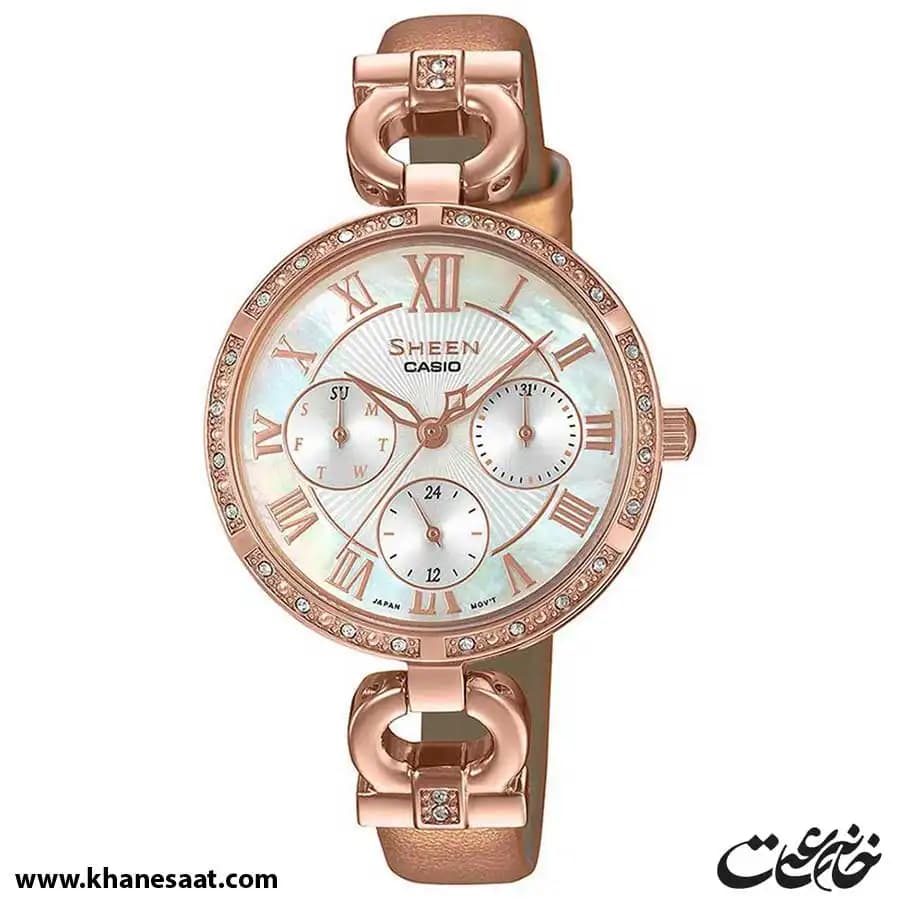 ساعت مچی زنانه کاسیو مدل SHE-3067PGL-7BUDF