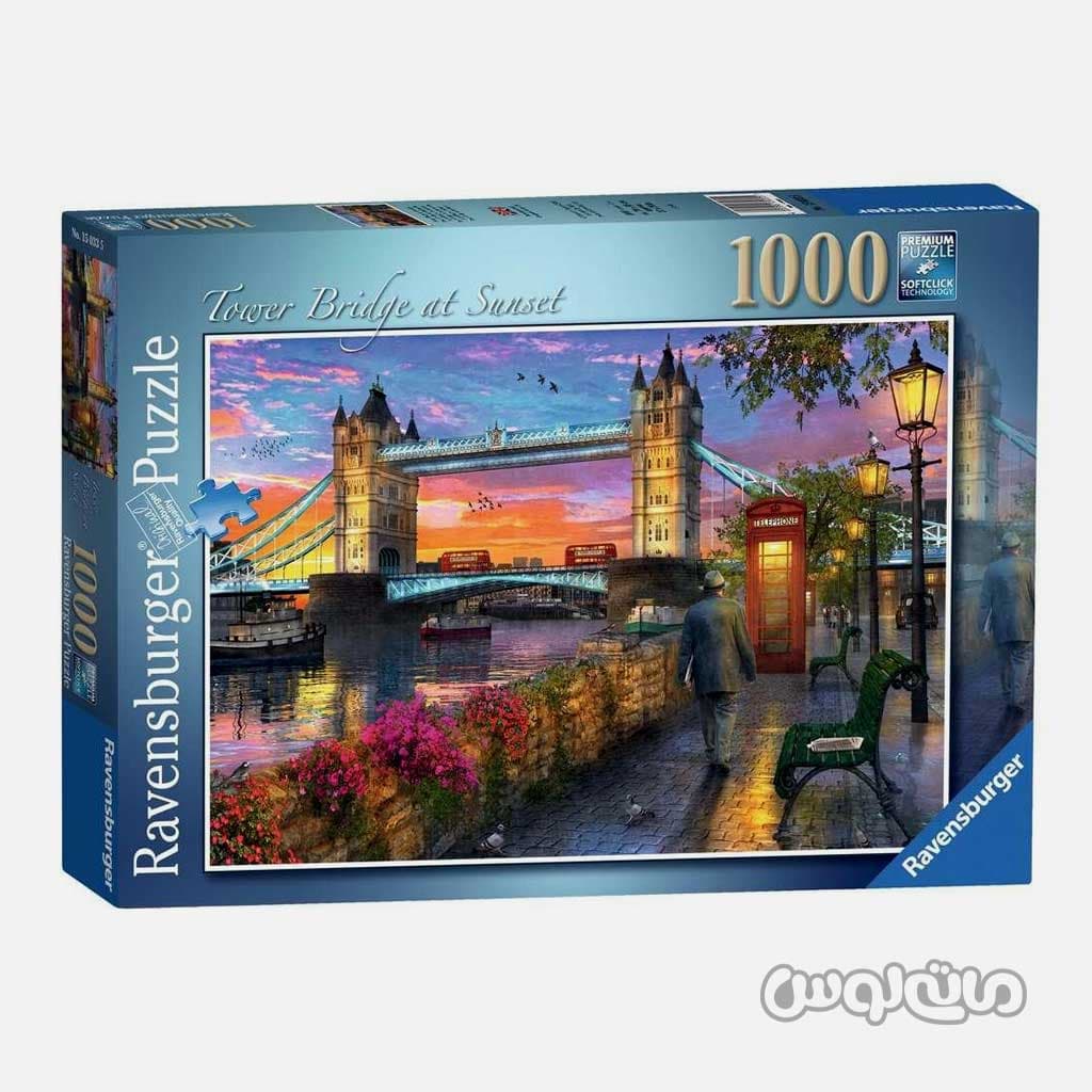 پازل 1000 قطعه غروب در تاور بریج لندن رونزبرگر