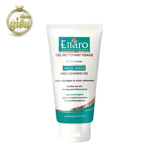 ژل شستشوی الارو آکنه واش(Ellaro Akne Wash Face Cleansing Gel) – حجم 150 میل
