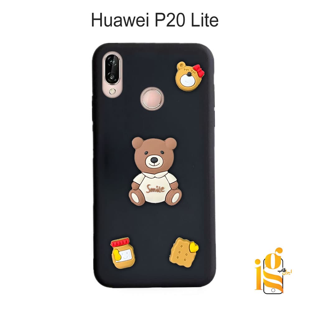 قاب دخترانه خرس پاستیلی برای گوشی هوآوی P20 Lite