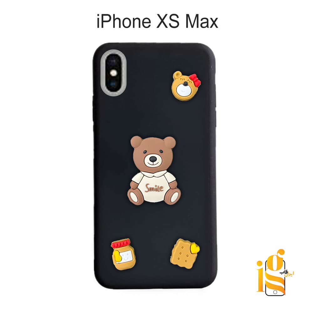 قاب دخترانه خرس پاستیلی برای گوشی آیفون XS Max