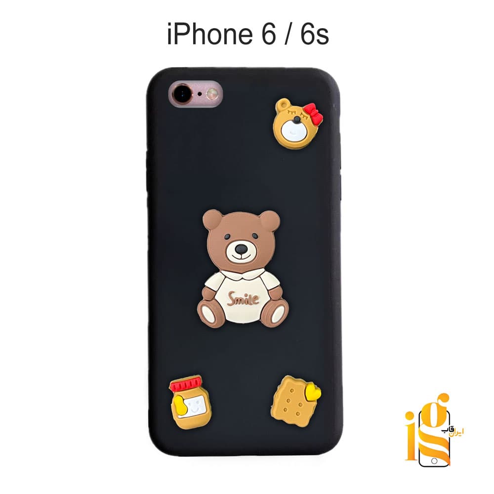 قاب دخترانه خرس پاستیلی برای گوشی آیفون 6 / 6s