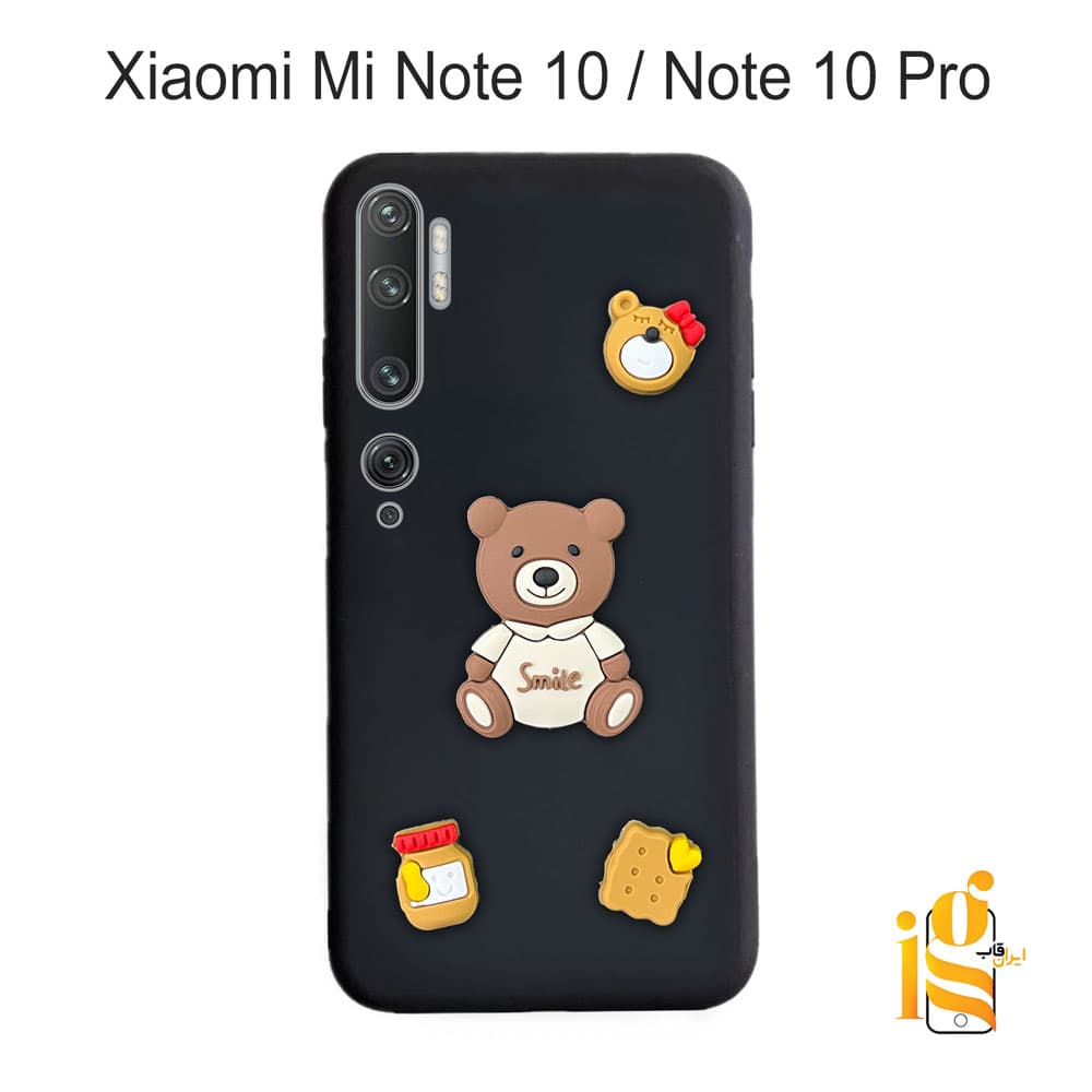 قاب دخترانه خرس پاستیلی برای گوشی شیائومی Mi Note 10 / Note 10 Pro