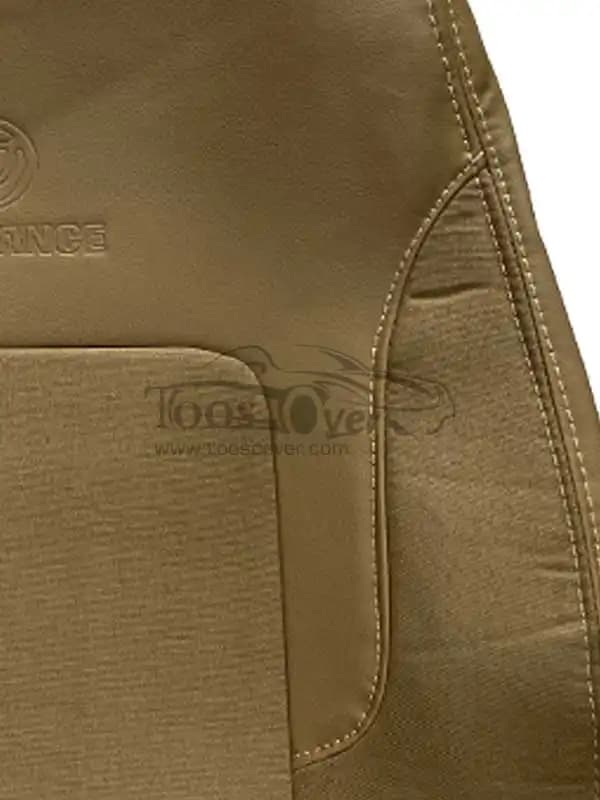 روکش صندلی برلیانس کرم چرم وسط پارچه 320-330 – کد 9092 — تصویر ۳