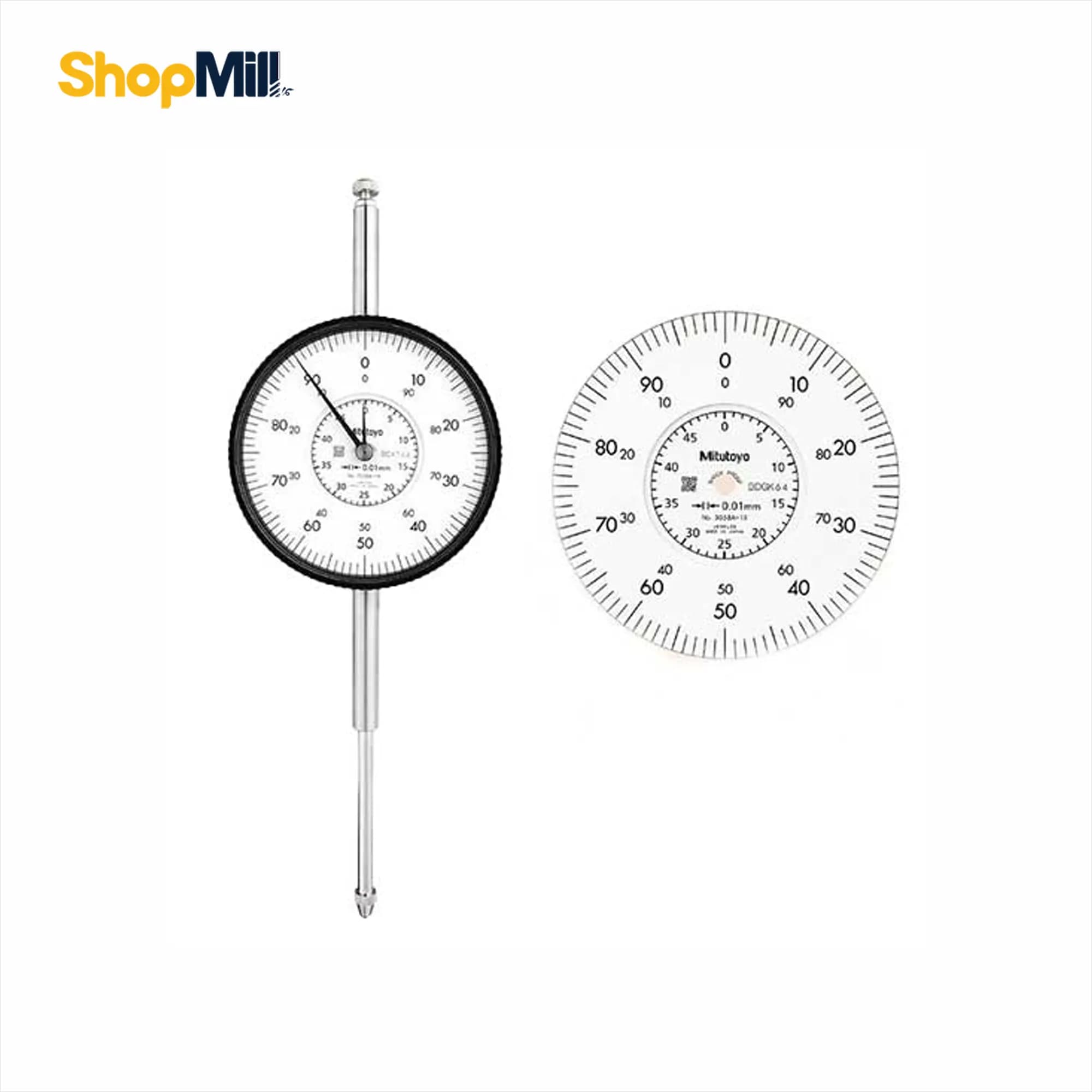 ساعت اندیکاتور عقربه‌ای میتوتویو (Mitutoyo) کورس 50 میلی‌متر مدل 3058A-19 — تصویر ۲