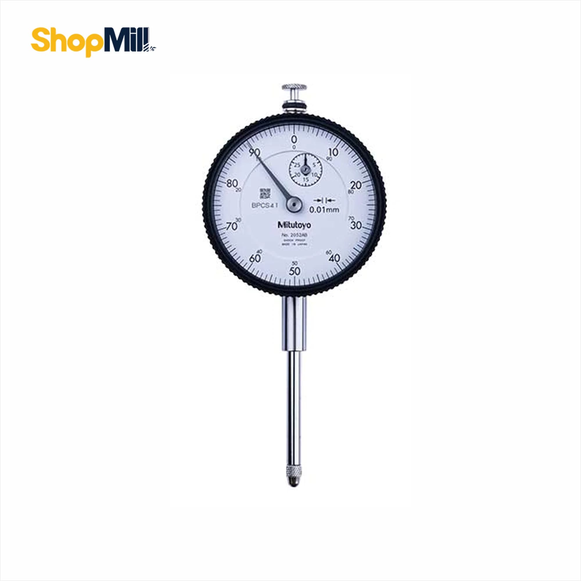 ساعت اندیکاتور عقربه‌ای میتوتویو (Mitutoyo) کورس 30 میلی‌متر مدل 2052A
