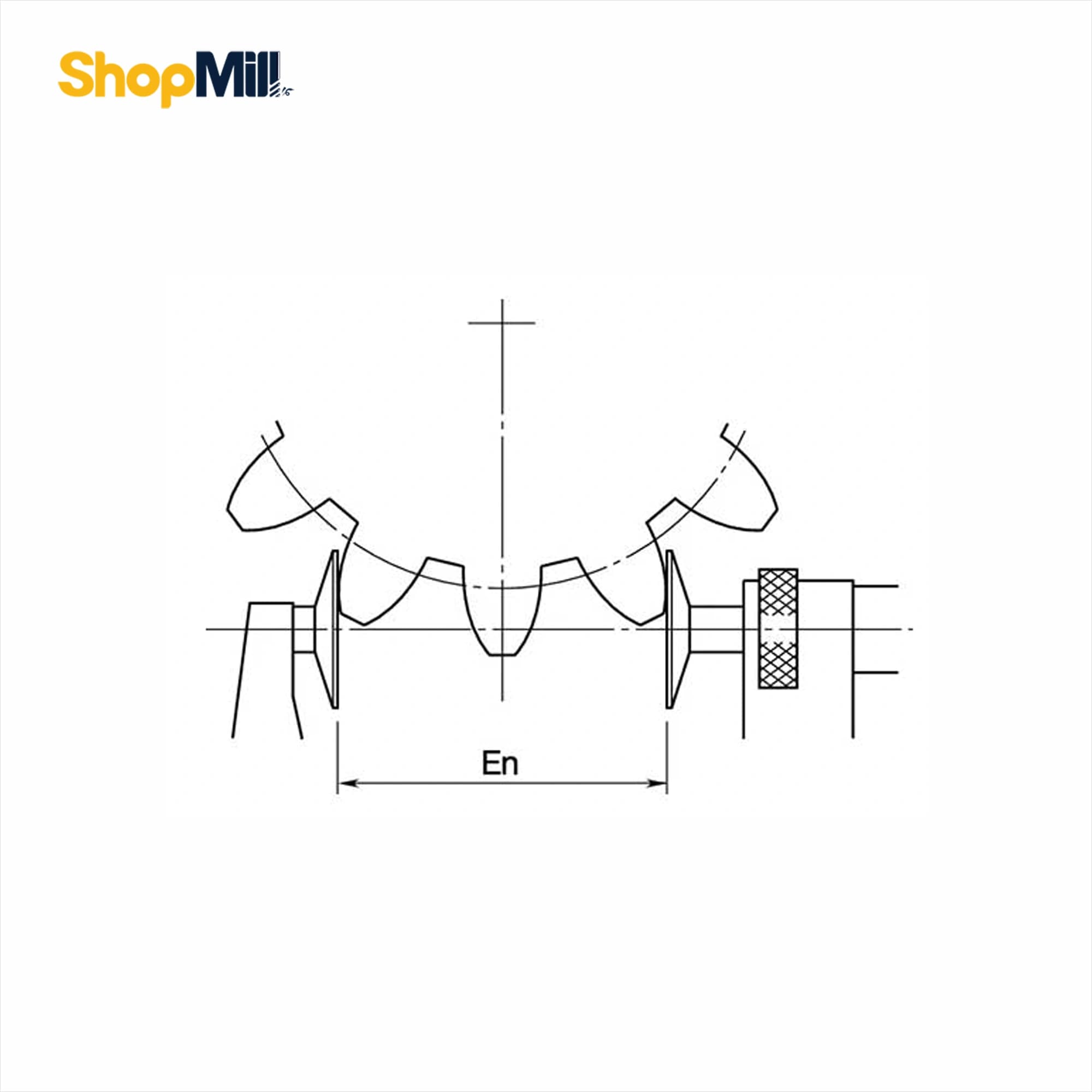 میکرومتر ورنیه میتوتویو (Mitutoyo) فک دیسکی 50-25 میلی‌متر مدل 102-123 — تصویر ۲