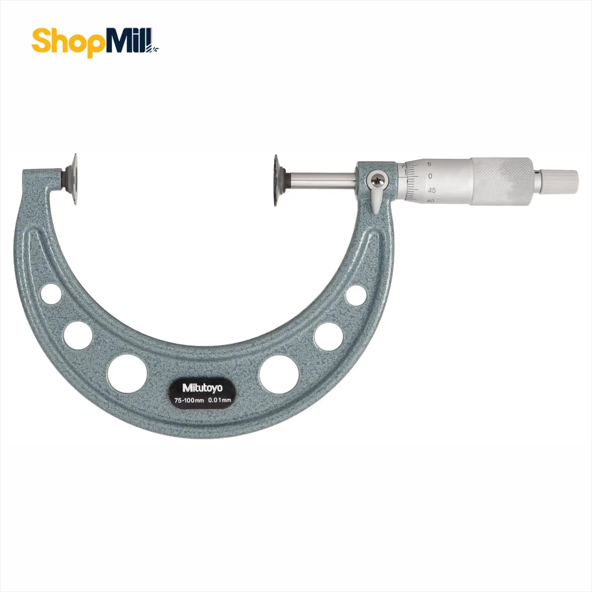 میکرومتر ورنیه میتوتویو (Mitutoyo) فک دیسکی 100-75 میلی‌متر مدل 104-123