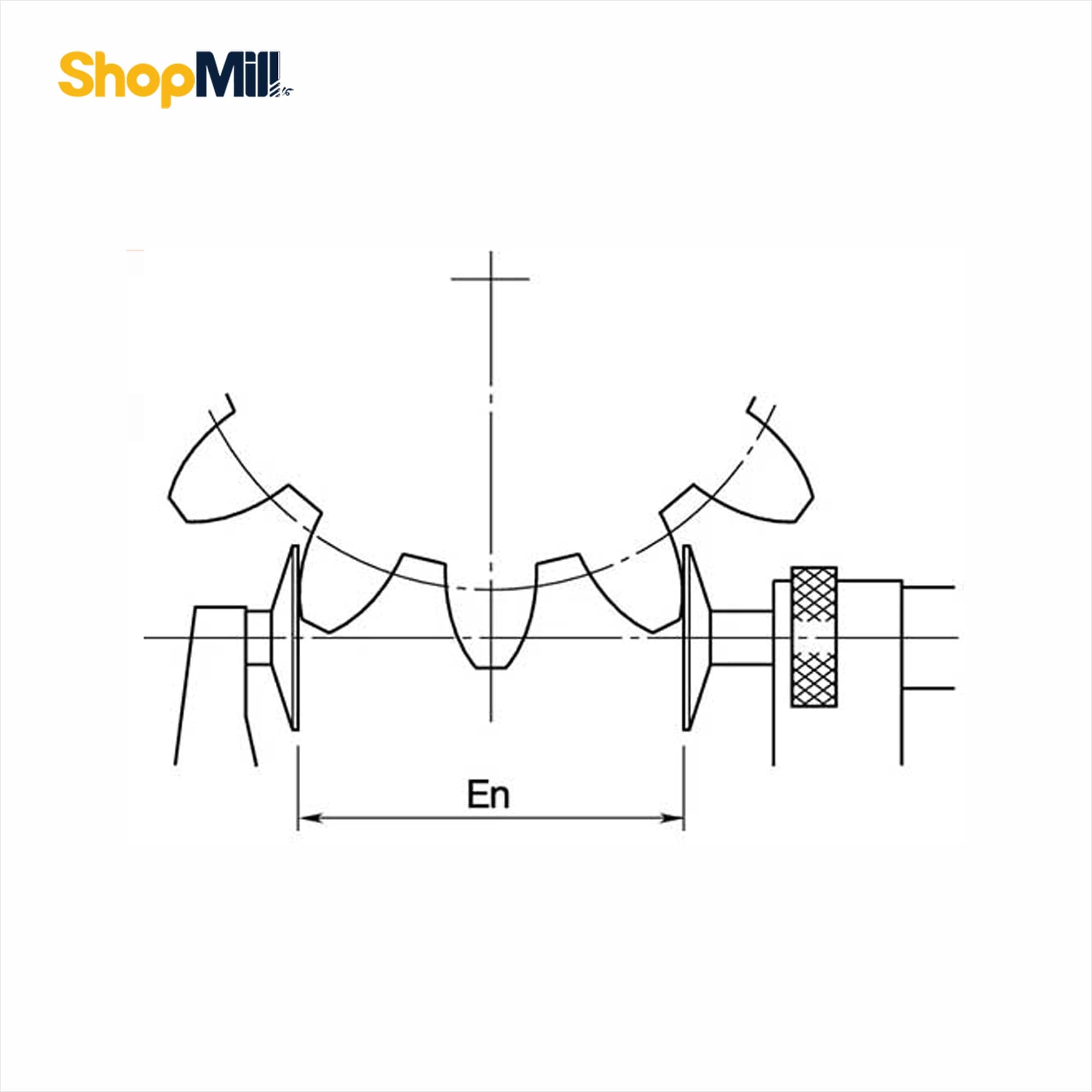 میکرومتر ساده میتوتویو (Mitutoyo) فک بشقابی 75-50 میلی‌متر مدل 103-123 — تصویر ۳