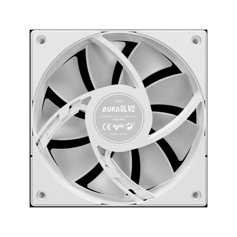 فن پردازنده مایع گیم دیاس AURA GL120 V2 WH — تصویر ۹
