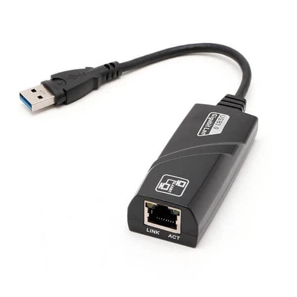 کارت شبکه USB مدل 10/100/1000 (usb 3.0 to LAN)