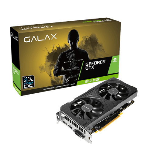 کارت گرافیک استوک GTX 1660 Super Galax ظرفیت 6 گیگابایت با کارتن — تصویر ۴