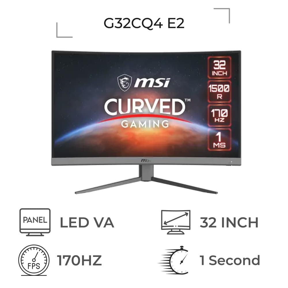 مانیتور ام اس آی 32 اینچ مدل G32CQ4 E2