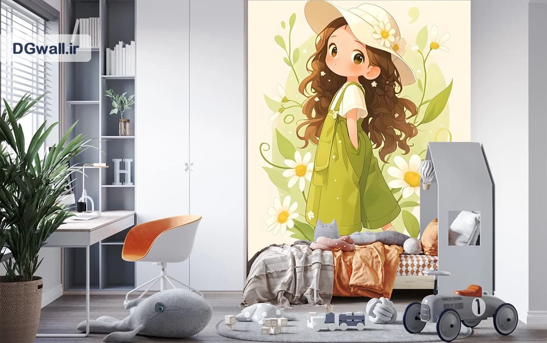 پوستر دیواری کودک دختر زیبا B0637