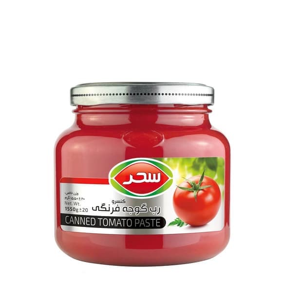 رب گوجه فرنگی شیشه سحر- 1550 گرم