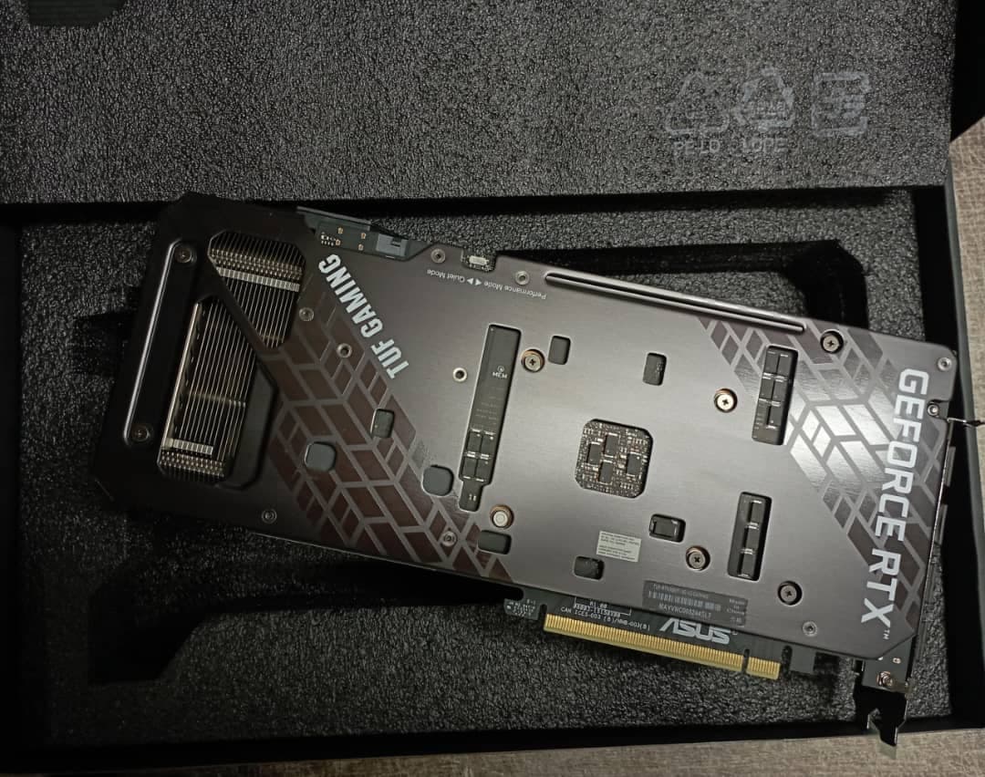 کارت گرافیک استوک ایسوس ASUS TUF GAMING RTX 3060 Ti OC 8GB ظرفیت 8 گیگابایت — تصویر ۸